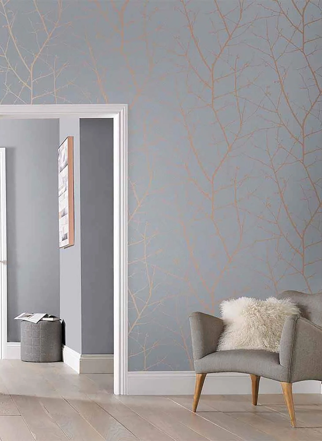 Tapete Tabora Hellgrau 3 Tapete Tabora Hellgrau – Bild 3