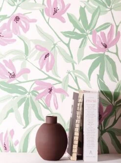 Tapete Tarbana Pastellviolett