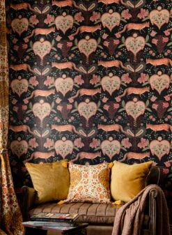 Wandbild The Vixen Schwarz 5 Wandbild The Vixen Schwarz -ferm LIVING Verkäufe The Vixen B 725111 2880x1440