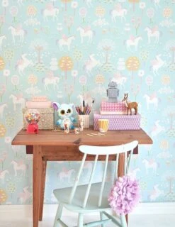 Tapete True Unicorns Hellgrün 7 Tapete True Unicorns Hellgrün -ferm LIVING Verkäufe True Unicorns C 389181 2880x1440