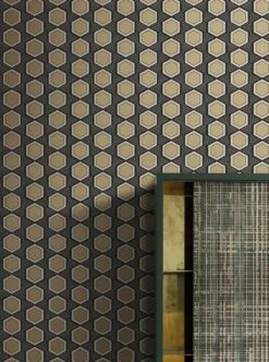 Tapete Uroko Schwarz