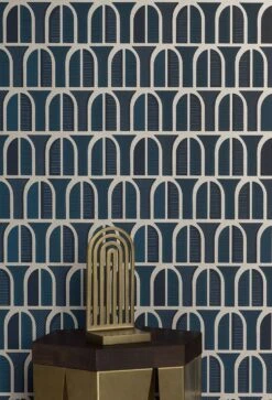 Tapete Vernazza Blautöne