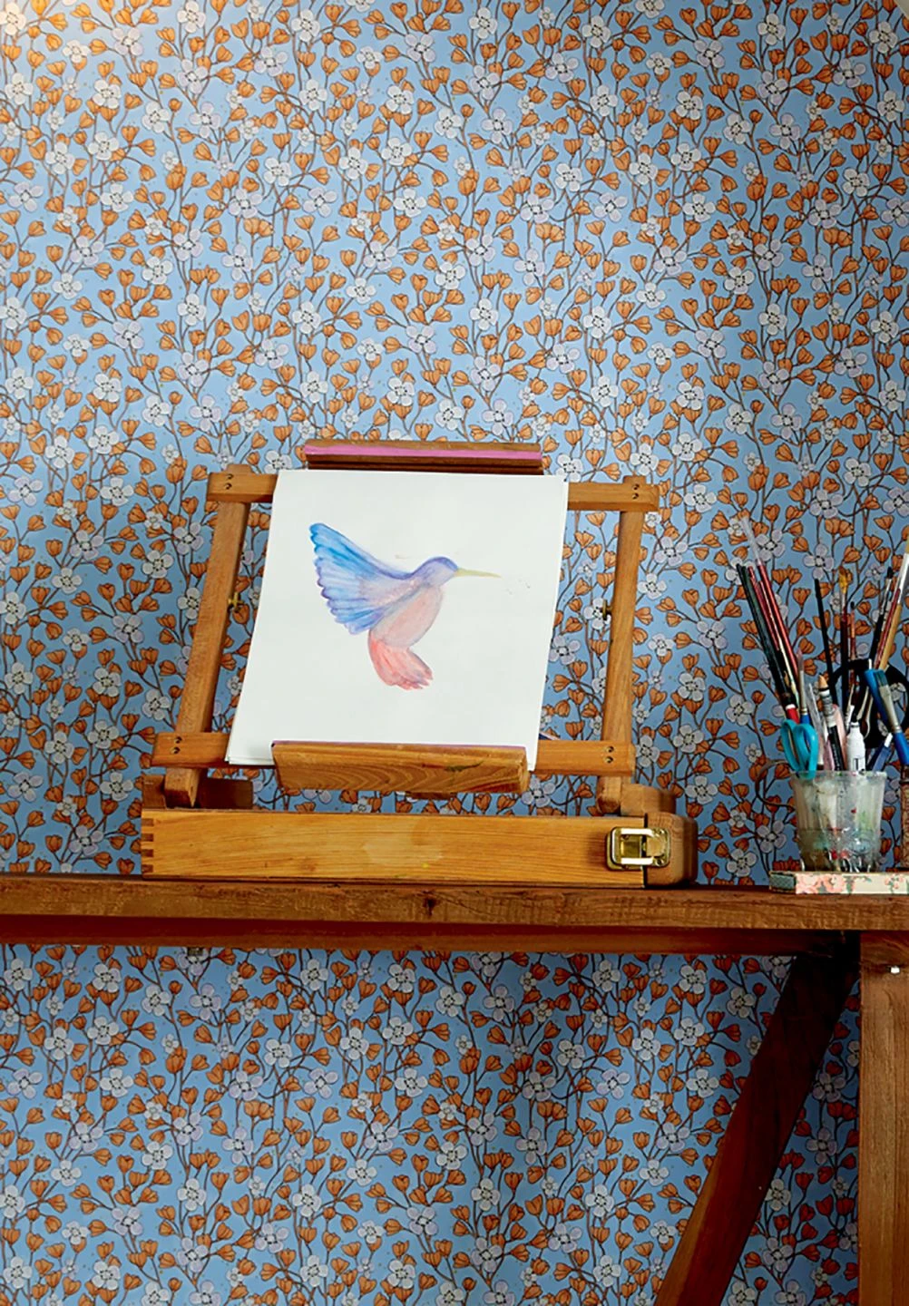 Tapete Videnna Orangebraun 2 Tapete Videnna Orangebraun – Bild 2