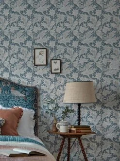 Tapete Wallflower Hellblaugrau -ferm LIVING Verkäufe Wallflower D 463261 2880x1440