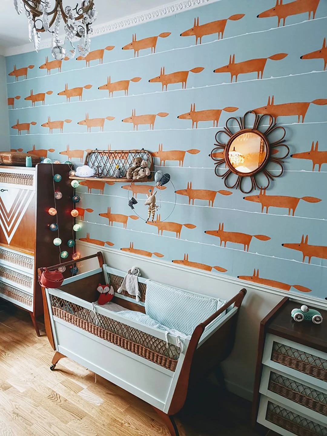 Tapete What Does The Fox Say Blasstürkis 2 Tapete What Does The Fox Say Blasstürkis – Bild 2