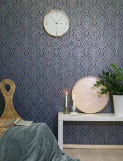 Tapete William Brillantblau -ferm LIVING Verkäufe Willian A 783131 2880x1440