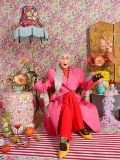 Tapete Wispa Erikaviolett -ferm LIVING Verkäufe Wispa B 462506 2880x1440