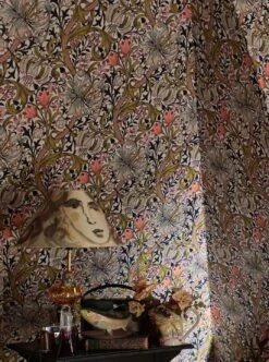 Tapete Wispa Olivgelb -ferm LIVING Verkäufe Wispa E 462505 2880x1440