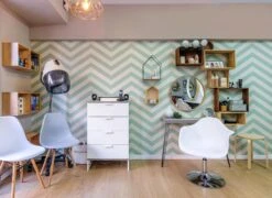 Tapete Zag Zig Pastellgrün 5 Tapete Zag Zig Pastellgrün -ferm LIVING Verkäufe Zag Zig K 462131 2880x1440