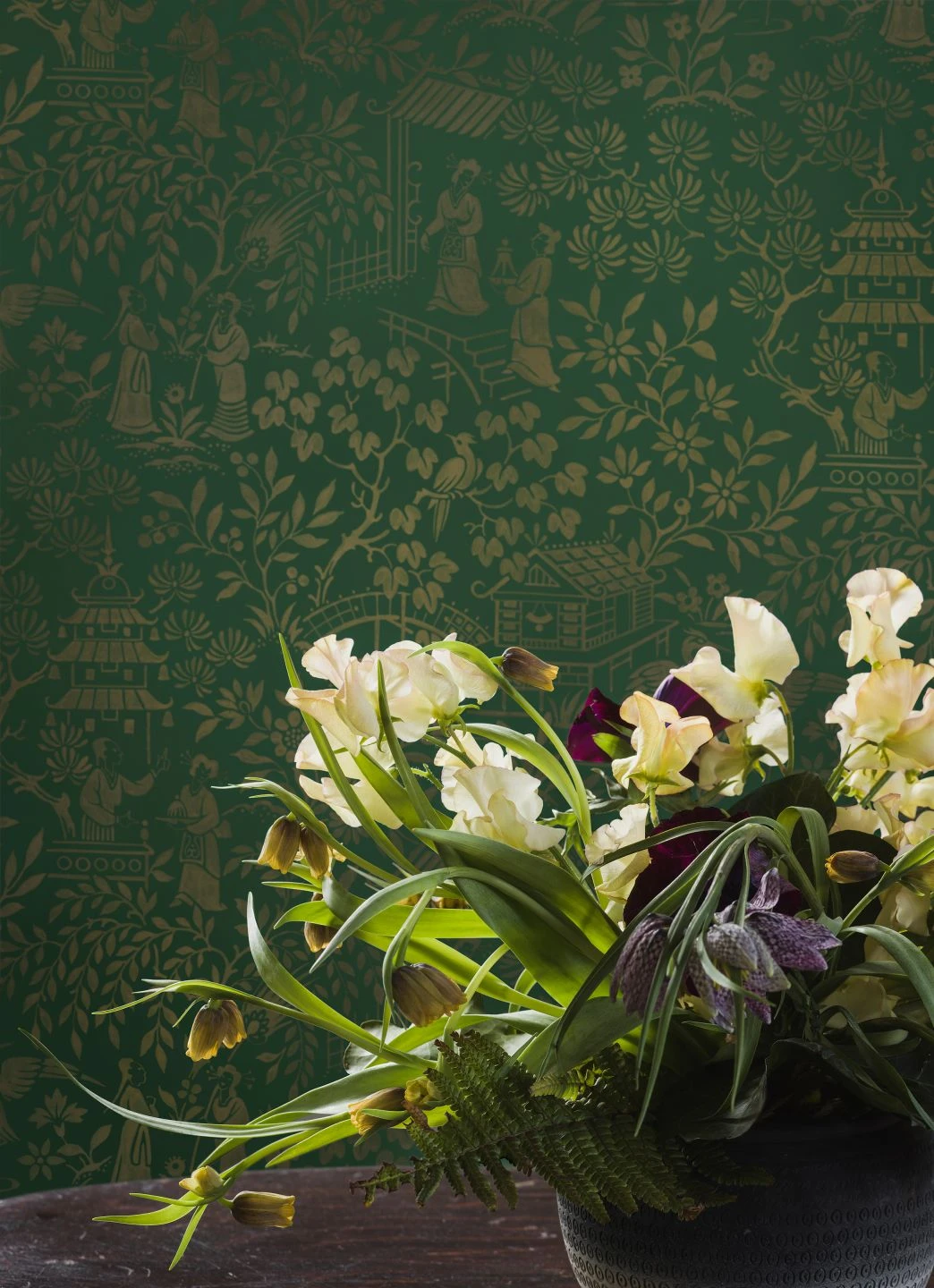 Tapete Zen Garden Patinagrün 4 Tapete Zen Garden Patinagrün – Bild 4