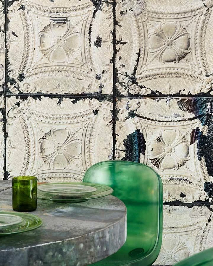 Tapete Brooklyn Tins 01 Elfenbein 1 Tapete Brooklyn Tins 01 Elfenbein