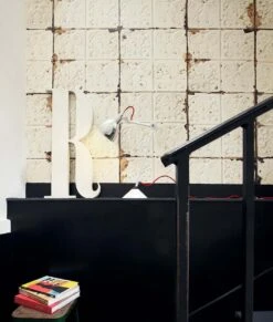 Tapete Brooklyn Tins 02 Weiss -ferm LIVING Verkäufe brooklyn tins02 270123 b 2880x1440