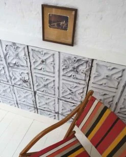 Tapete Brooklyn Tins 04 Hellgrau -ferm LIVING Verkäufe brooklyn tins04 270124 a 2880x1440